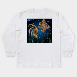 Sealife 263 (Style:3) Kids Long Sleeve T-Shirt